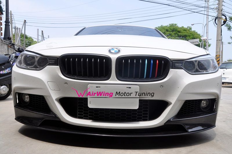BMW F30 M Tech Msport Performance carbon front lip 01